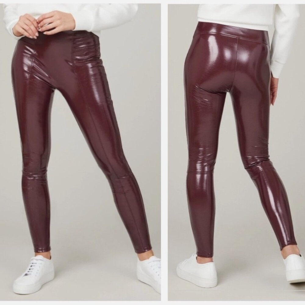 NWT SPANX Women's Faux Leather Patent Leggings Size S/P